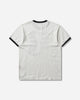 KAPITAL 20/-Jersey Ringer T (Denim Men Love Cats Scratch) White T-Shirts Shortsleeve EK-1629SC WHITE