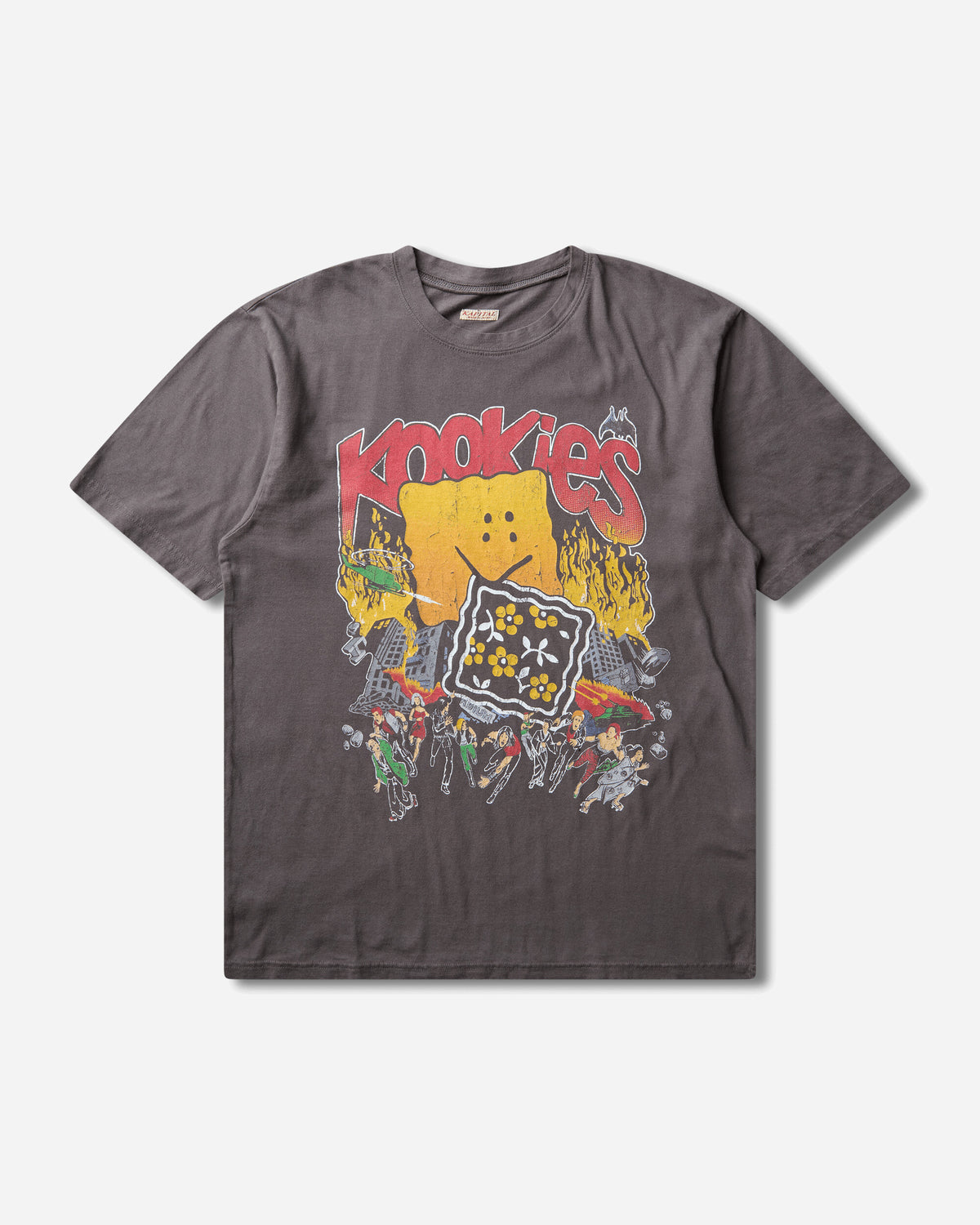 KAPITAL 20 Jersey Crew T Buster Peckish Bowy I-B T-Shirts Shortsleeve EK-1684SCB I-B