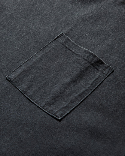 KAPITAL Jersey 2Tones Big Pocket T (Bone) Blkxpurple T-Shirts Shortsleeve EK-1446SC BLKXPURPLE