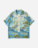 KAPITAL Rayon Kamekameha Bone Aloha Shirt Blue Shirts Shortsleeve Shirt EK-1214SS BLUE