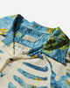 KAPITAL Rayon Kamekameha Bone Aloha Shirt Blue Shirts Shortsleeve Shirt EK-1214SS BLUE