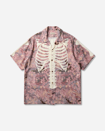 KAPITAL Rayon Sakura-Bone Aloha Shirt Gray Shirts Shortsleeve Shirt K2503SS049 GRAY