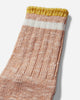 KAPITAL 60 Yarns Ivy Rainbowy Happy Heel-Hold Socks Orange - Pink Underwear Socks K2504XS534 ORANGEXPINK