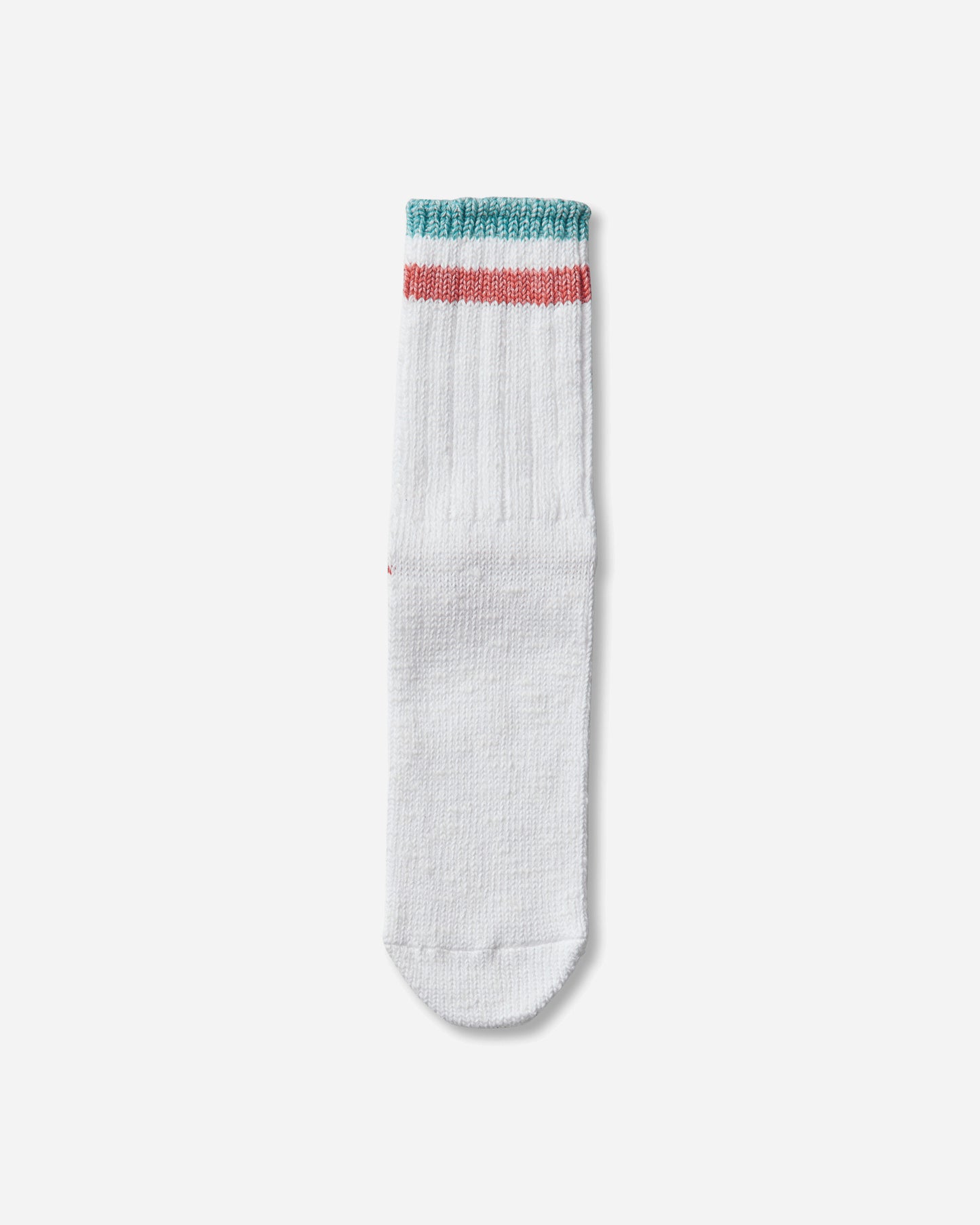 KAPITAL 60 Yarns Ivy Rainbowy Happy Heel-Hold Socks White - Pink Underwear Socks K2504XS534 WHTXPNK