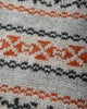 KAPITAL 3G Wool Yellowknife Fair Isle Hoodie Sweater Orange Knitwears Sweaters K2509KN026 ORANGE