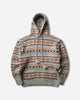 KAPITAL 3G Wool Yellowknife Fair Isle Hoodie Sweater Orange Knitwears Sweaters K2509KN026 ORANGE