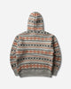 KAPITAL 3G Wool Yellowknife Fair Isle Hoodie Sweater Orange Knitwears Sweaters K2509KN026 ORANGE
