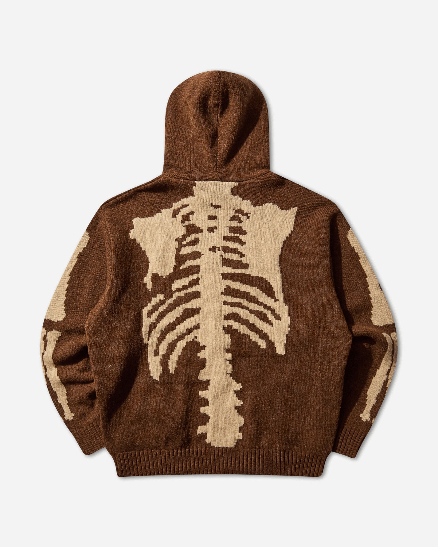 KAPITAL 5G Wool Bone Hood Sweater Brown Knitwears Sweaters K2410KN079 BROWN