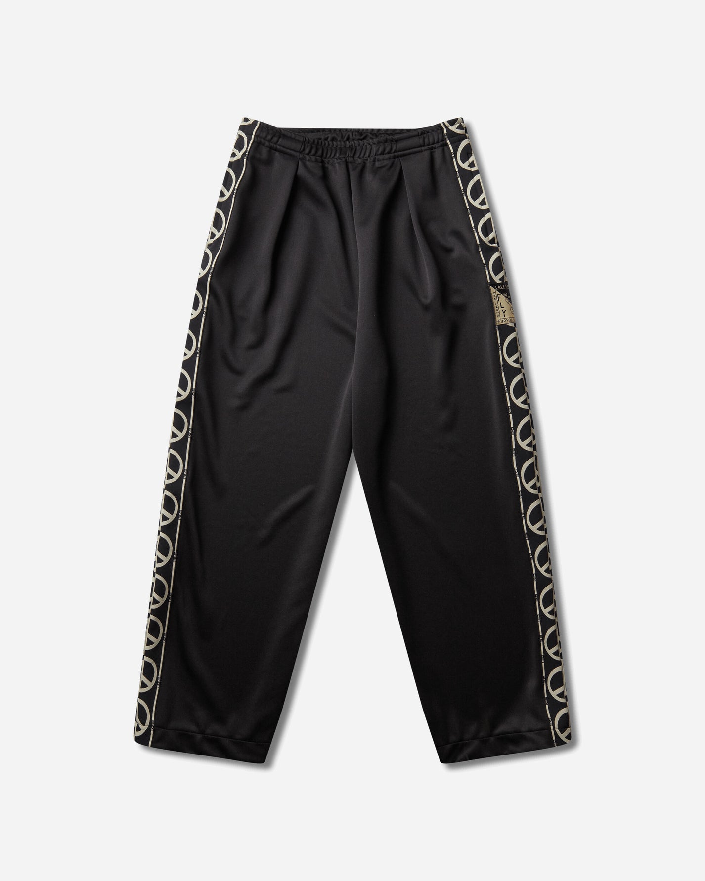 KAPITAL Smooth Jersey Th.D.D. Baggy Track Jkt Black Pants Sweatpants K2503LP107 BLACK