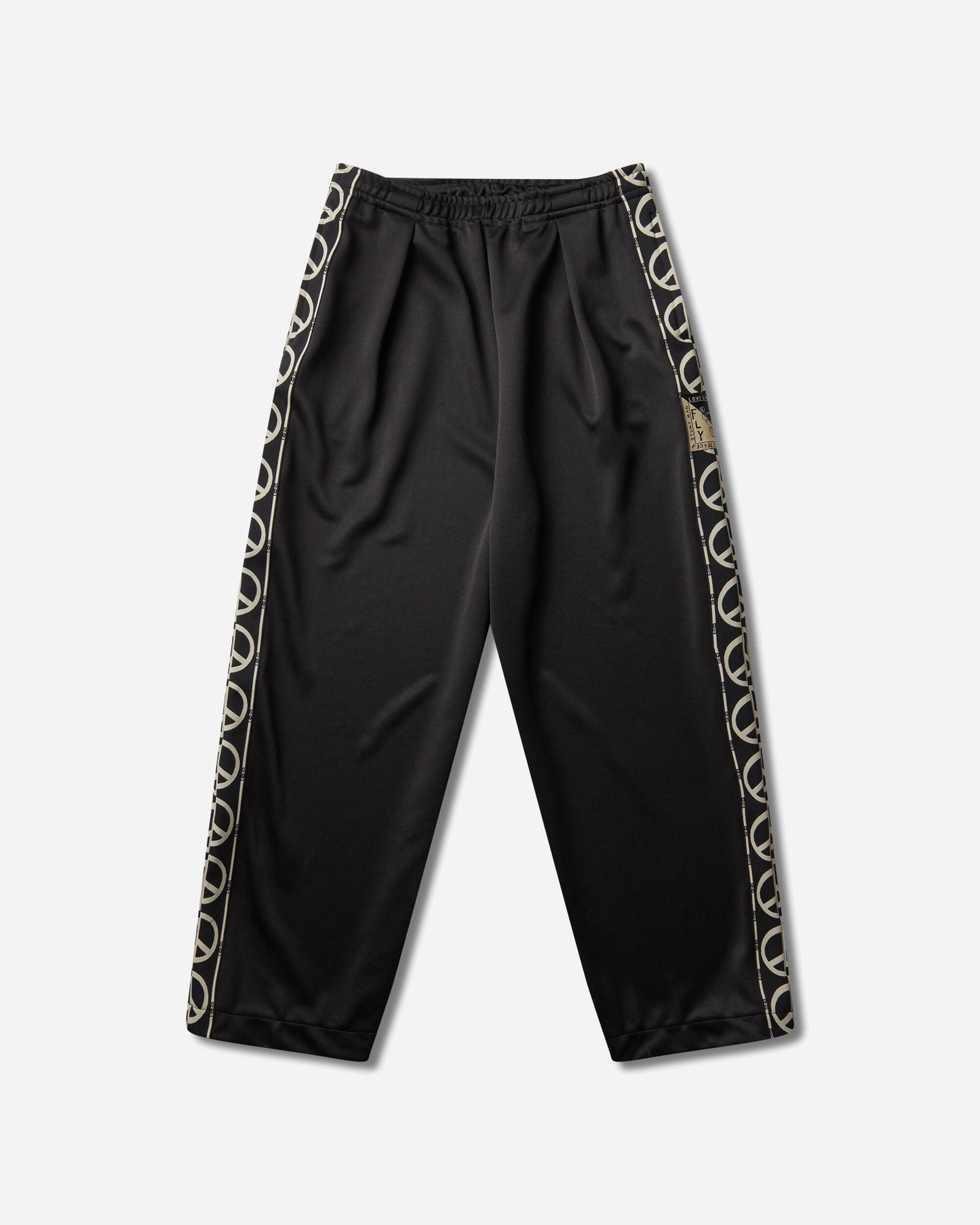 KAPITAL Smooth Jersey Th.D.D. Baggy Track Jkt Black Pants Sweatpants K2503LP107 BLACK