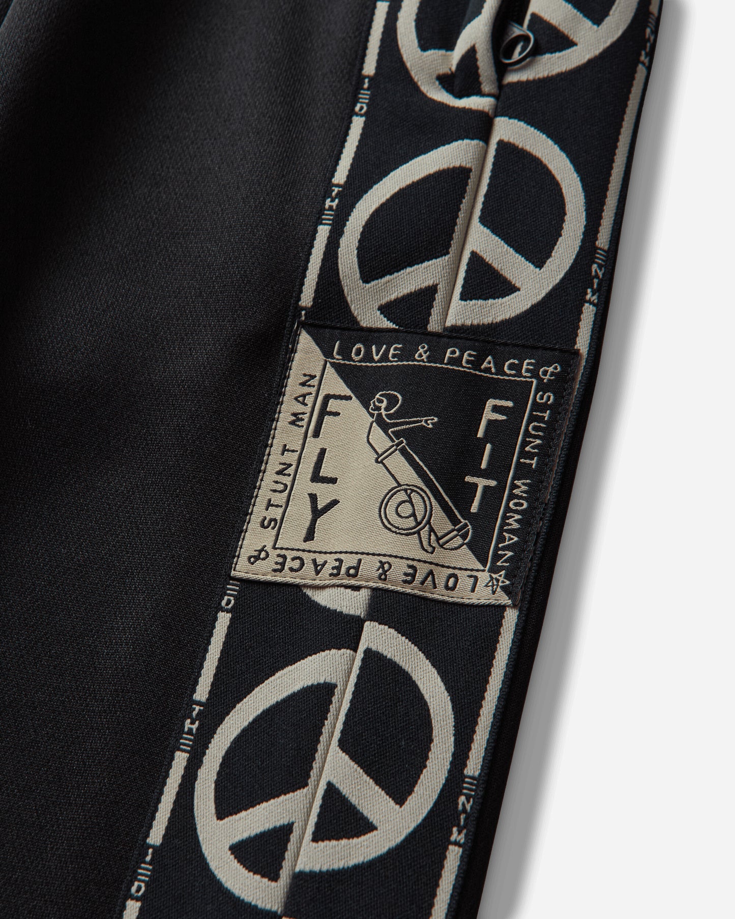 KAPITAL Smooth Jersey Th.D.D. Baggy Track Jkt Black Pants Sweatpants K2503LP107 BLACK