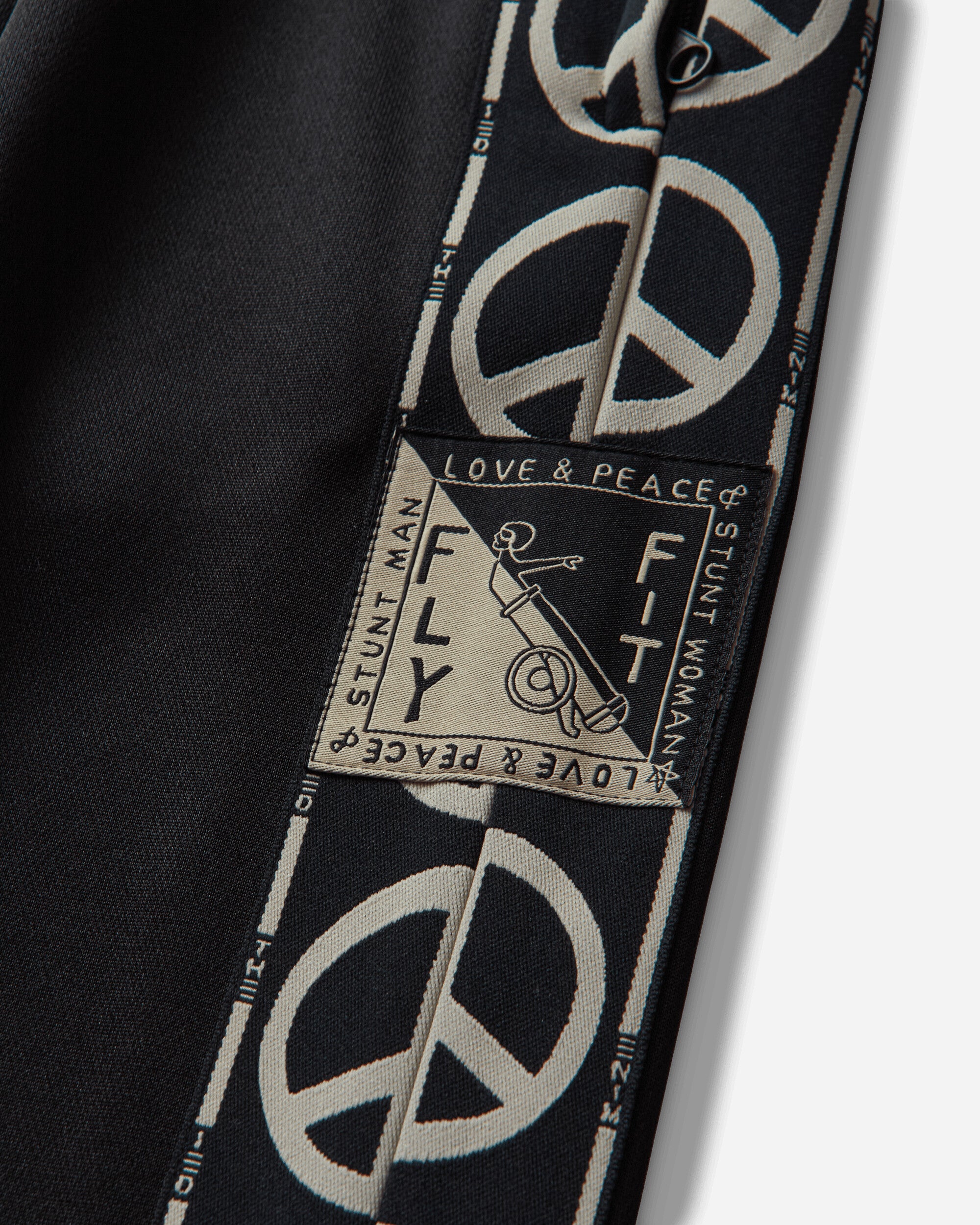 KAPITAL Smooth Jersey Th.D.D. Baggy Track Jkt Black Pants Sweatpants K2503LP107 BLACK