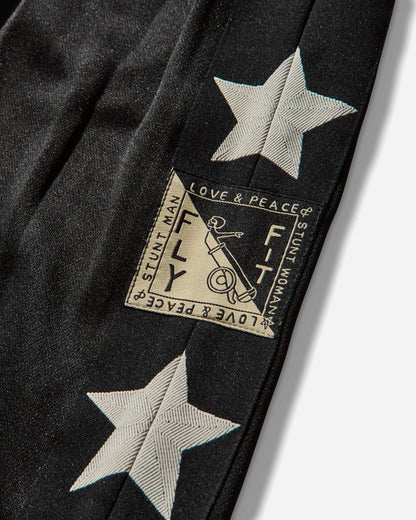 KAPITAL Smooth Jersey Stantman&Woman Baggy Track Pants Black Pants Track Pants K2410LP107 BLACK