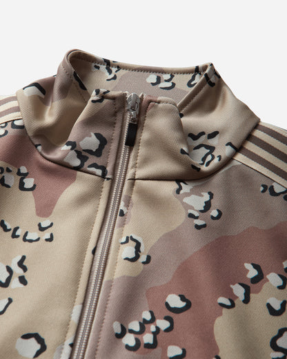 KAPITAL Smooth Jersey Choco Chip Camo Track Jkt Beige Camo Sweatshirts Track Tops K2510LC134 BEIGE