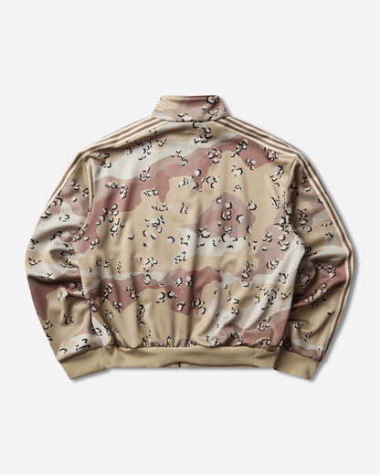 KAPITAL Smooth Jersey Choco Chip Camo Track Jkt Beige Camo Sweatshirts Track Tops K2510LC134 BEIGE
