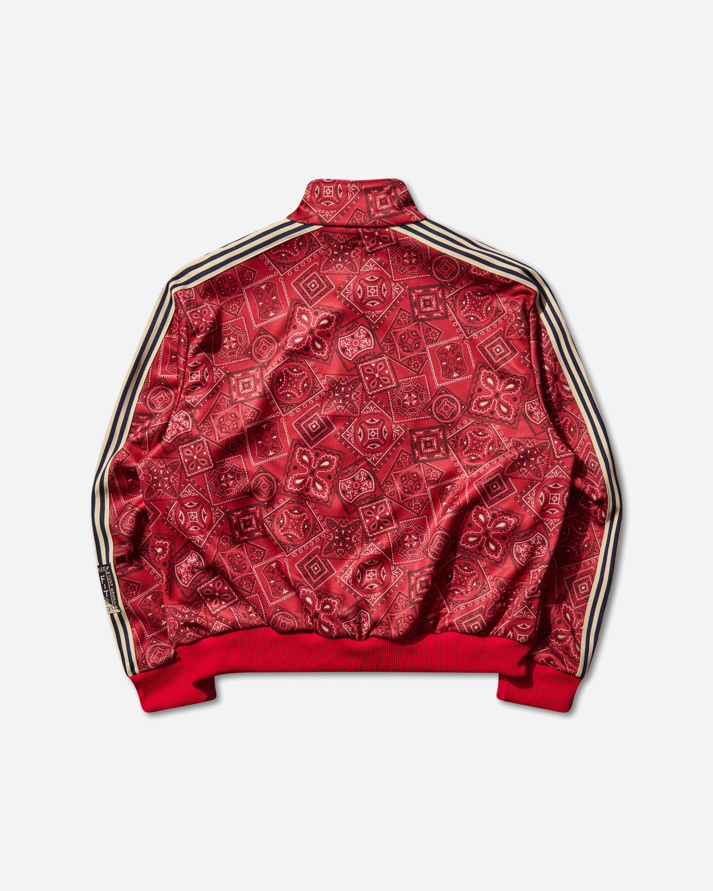 KAPITAL Smooth Jersey Cookie Bandanna Track Jkt Red Sweatshirts Track Tops K2504LC150 RED