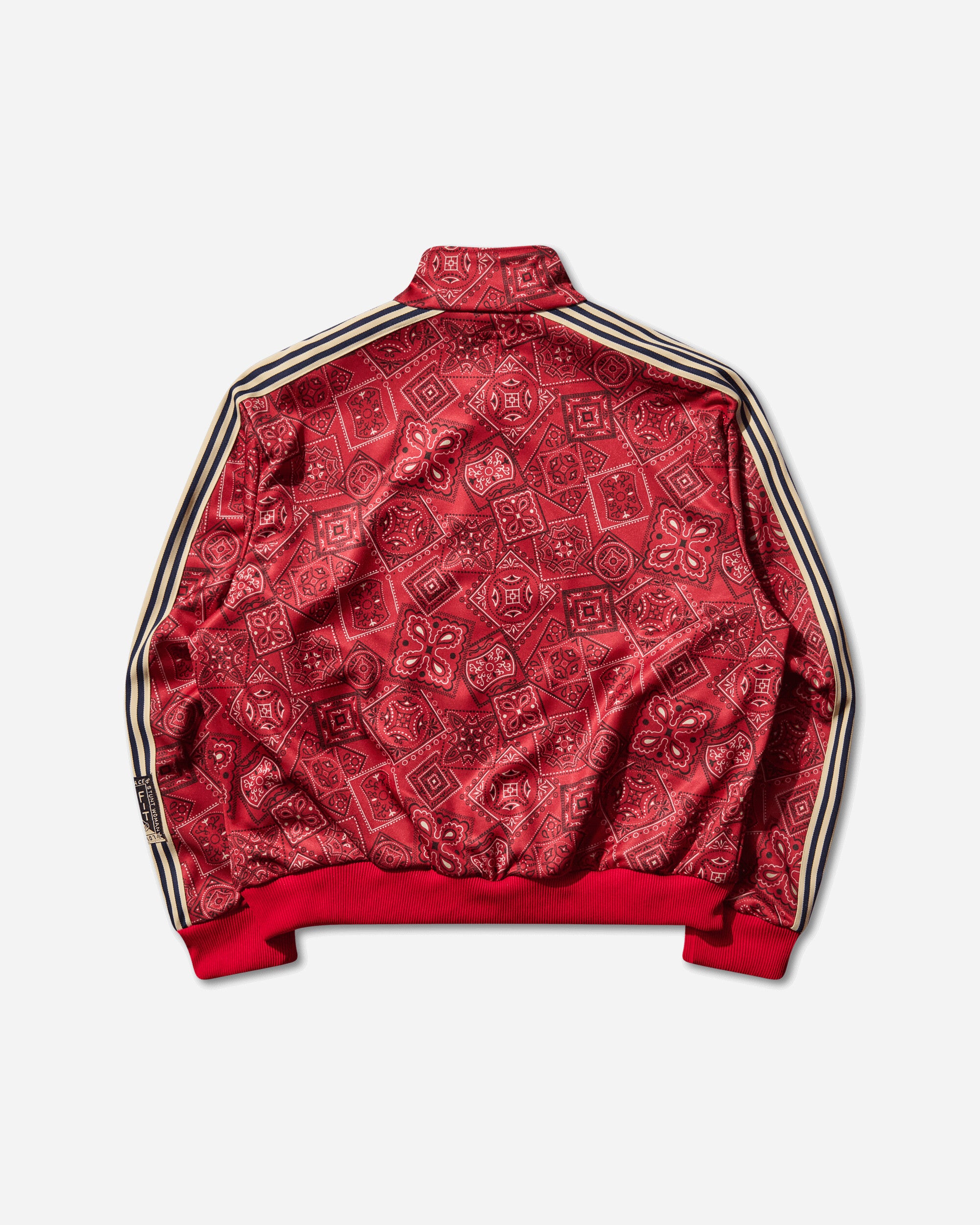KAPITAL Smooth Jersey Cookie Bandanna Track Jkt Red Sweatshirts Track Tops K2504LC150 RED