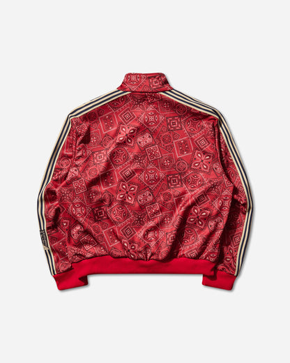 KAPITAL Smooth Jersey Cookie Bandanna Track Jkt Red Sweatshirts Track Tops K2504LC150 RED