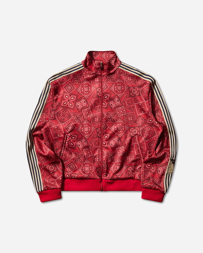KAPITAL Smooth Jersey Cookie Bandanna Track Jkt Red Sweatshirts Track Tops K2504LC150 RED