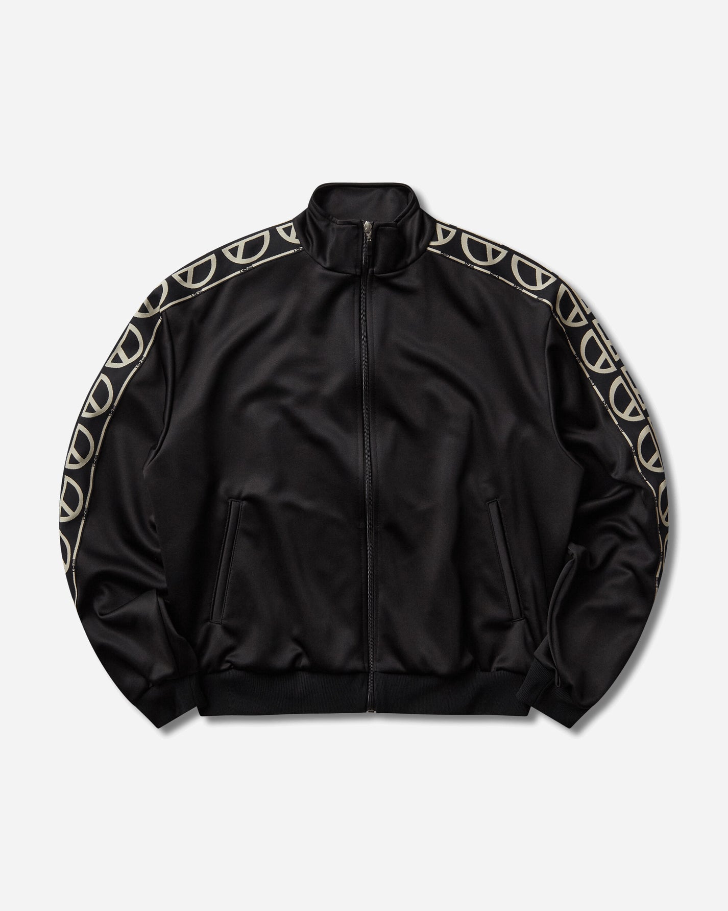 KAPITAL Smooth Jersey Th.D.D.Track Jkt Black Sweatshirts Track Tops K2503LC105 BLACK