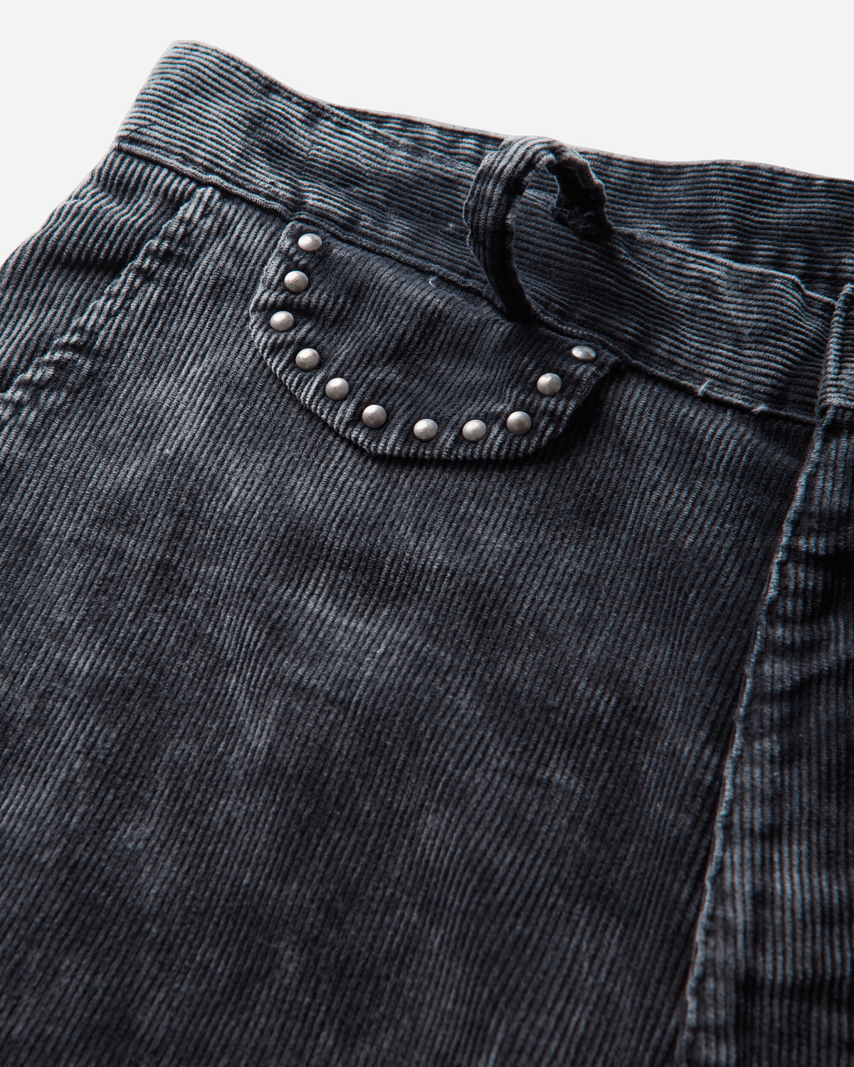KAPITAL 14W Corduroy Boogie Day Port Baggy Pants Black Pants Trousers K2509LP087 BLACK