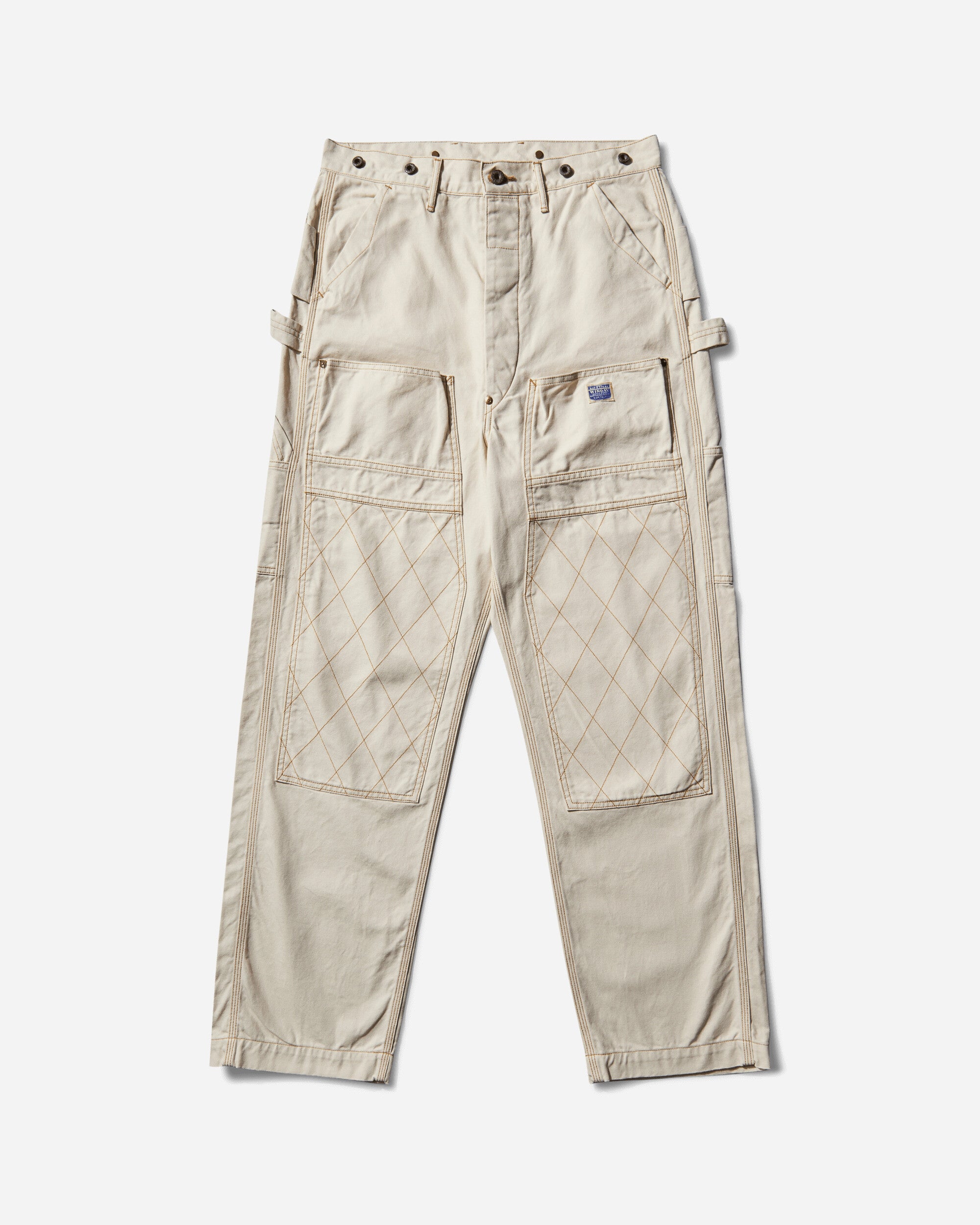 KAPITAL Light Canvas Lumber Pants Ecru Pants Trousers EK-1420LP ECRU