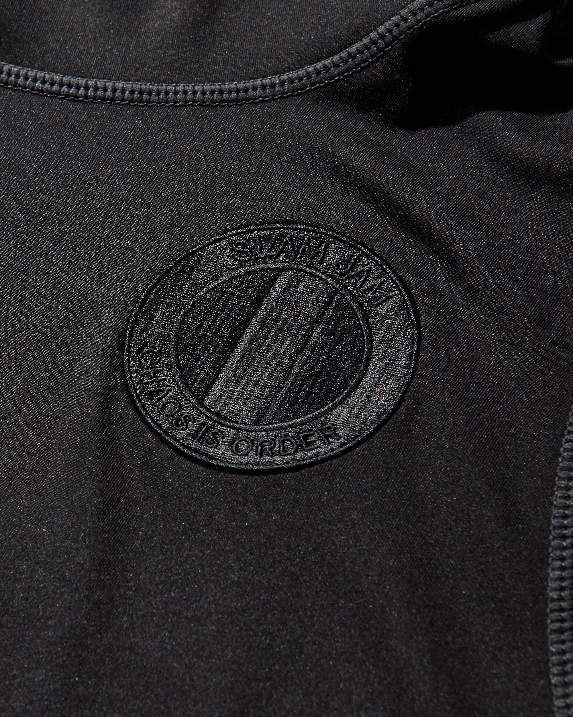 Kappa Kappa Kombat Footbal Jersey x Slam Jam Balaclava LS Black T-Shirts Longsleeve 35274KW A00