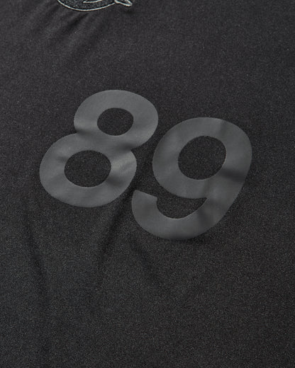 Kappa Kappa Kombat Footbal Jersey x Slam Jam SS Black T-Shirts Shortsleeve 382L2DW A00