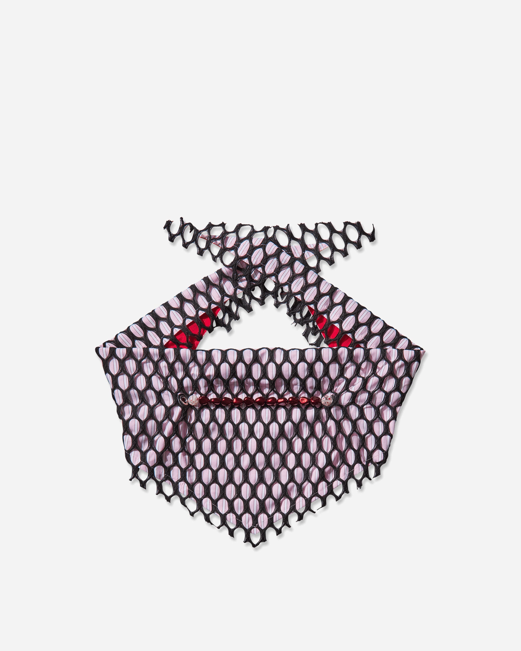 Kiko Kostadinov Wmns Armantrout Pearl Necklace Pink Stripe/Red Pearl Jewellery Necklaces KKWAW25NL01 155