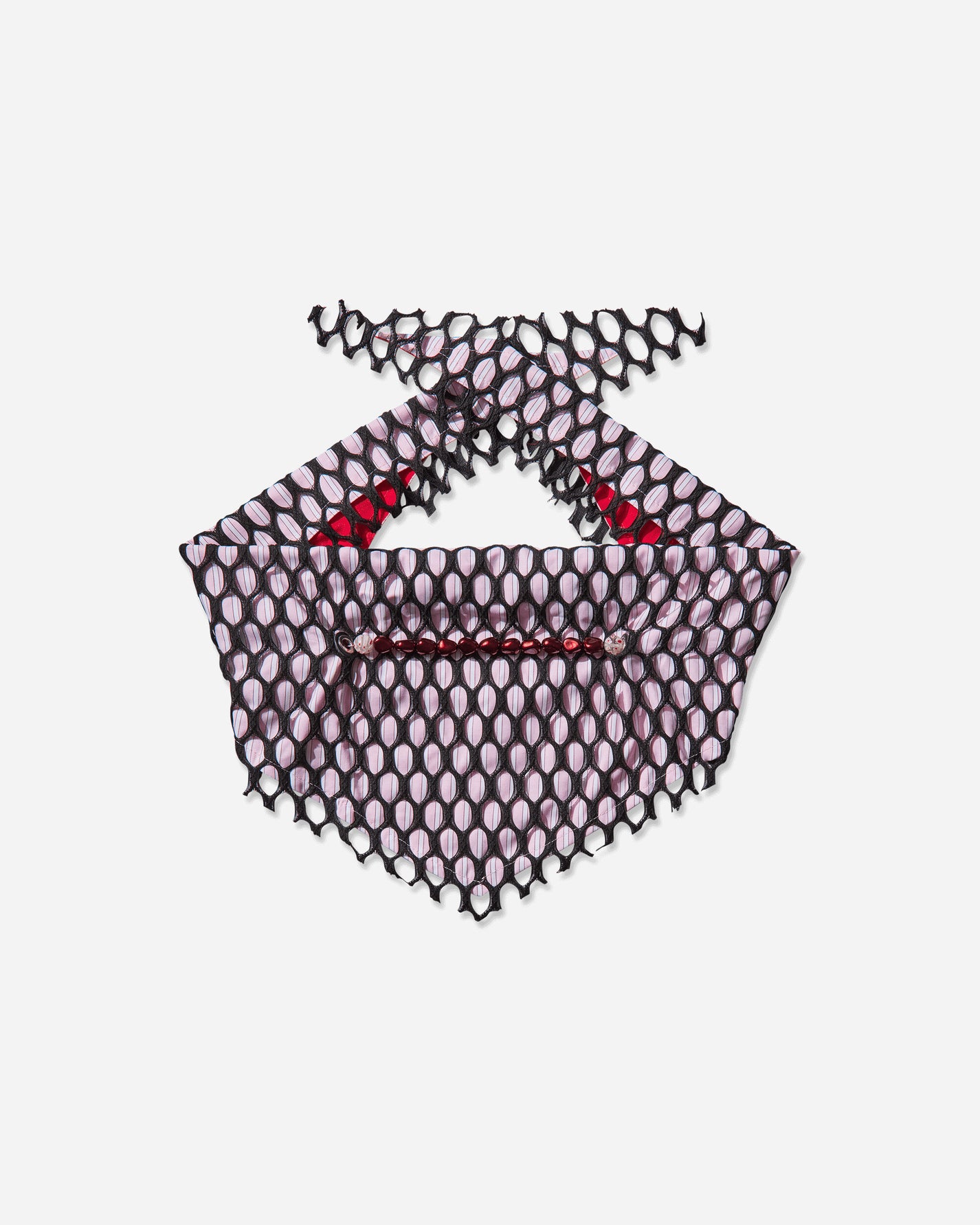 Kiko Kostadinov Wmns Armantrout Pearl Necklace Pink Stripe/Red Pearl Jewellery Necklaces KKWAW25NL01 155