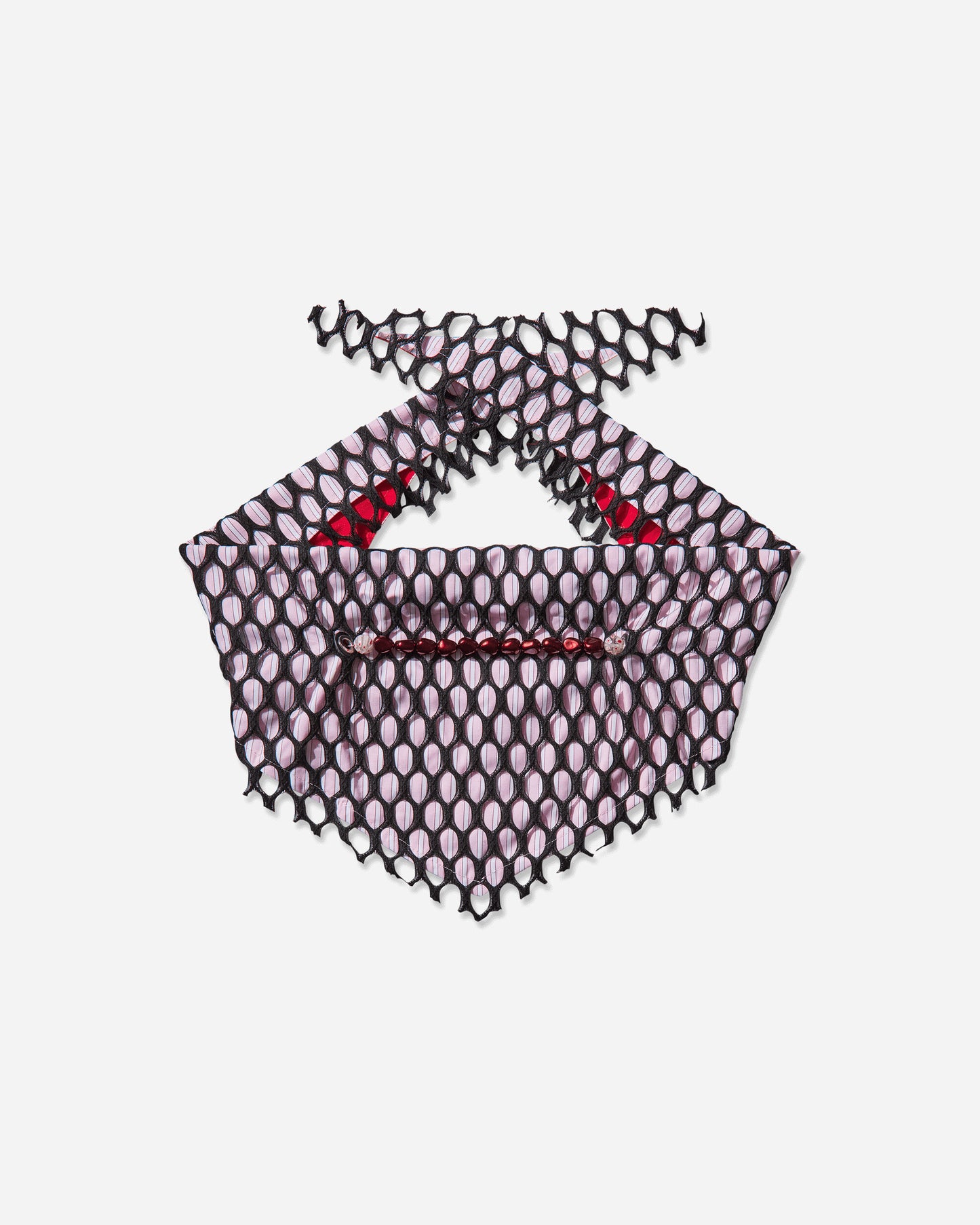 Kiko Kostadinov Wmns Armantrout Pearl Necklace Pink Stripe/Red Pearl Jewellery Necklaces KKWAW25NL01 155