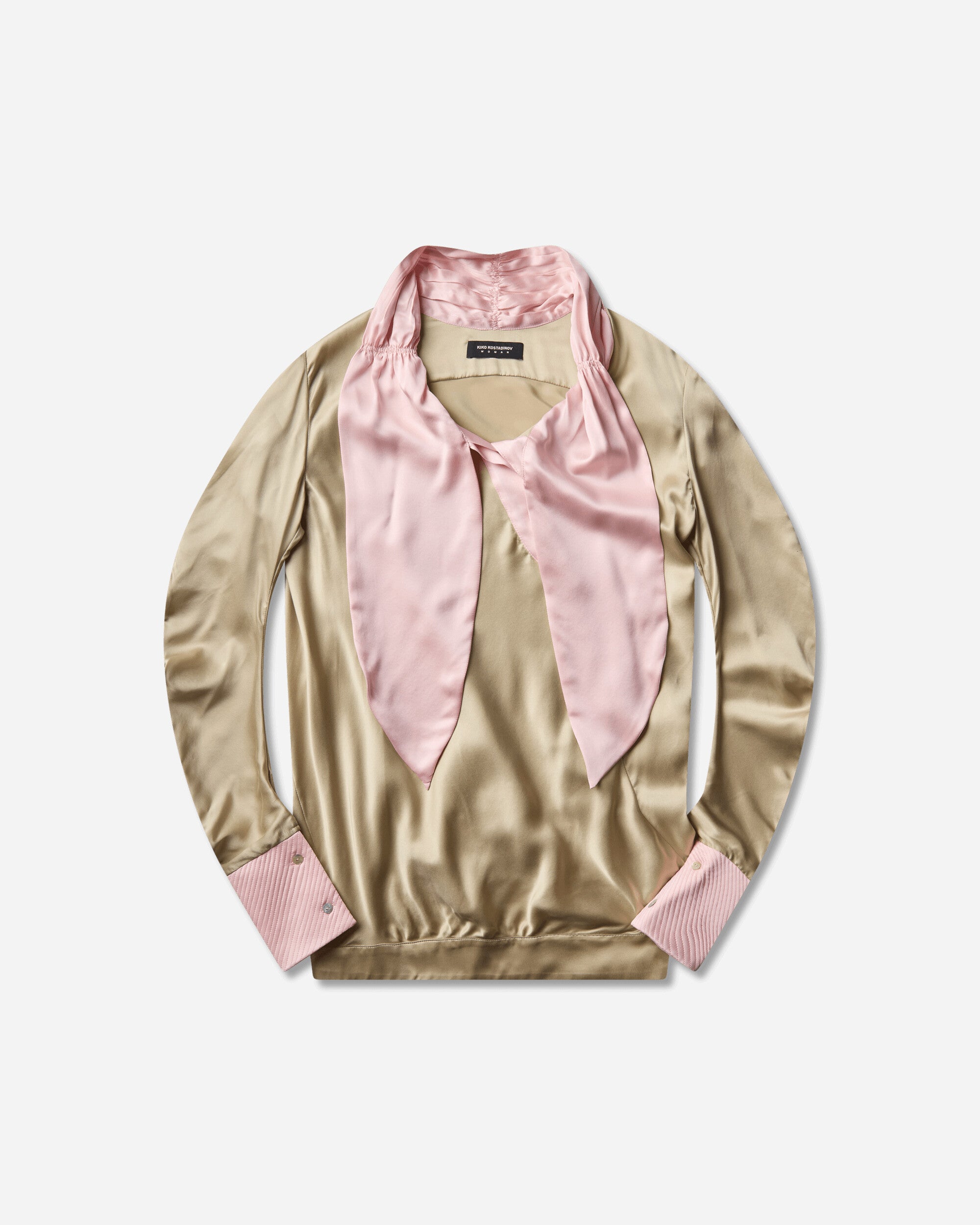 Kiko Kostadinov Wmns Evelyn Blouse Pebble Shirts Blouses KKWAW26SH01 46