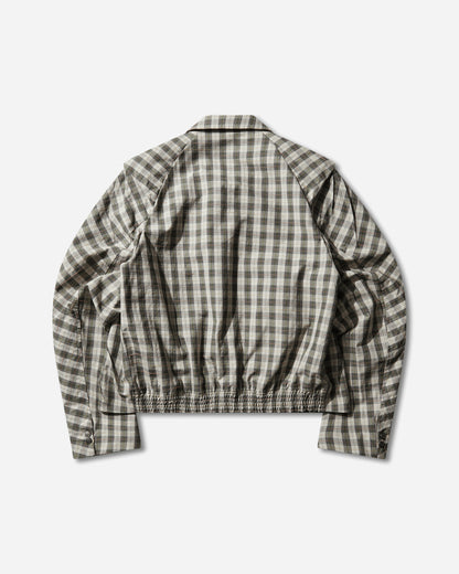 Kiko Kostadinov Irimias K-Dart Bomber Oyster Check Coats and Jackets Bomber Jackets KKAW25J07 168