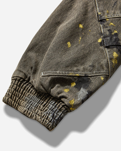 Kiko Kostadinov Wmns K Painted Bomber Jacket Washed Brown Coats and Jackets Bomber Jackets KKWAW25J08 34