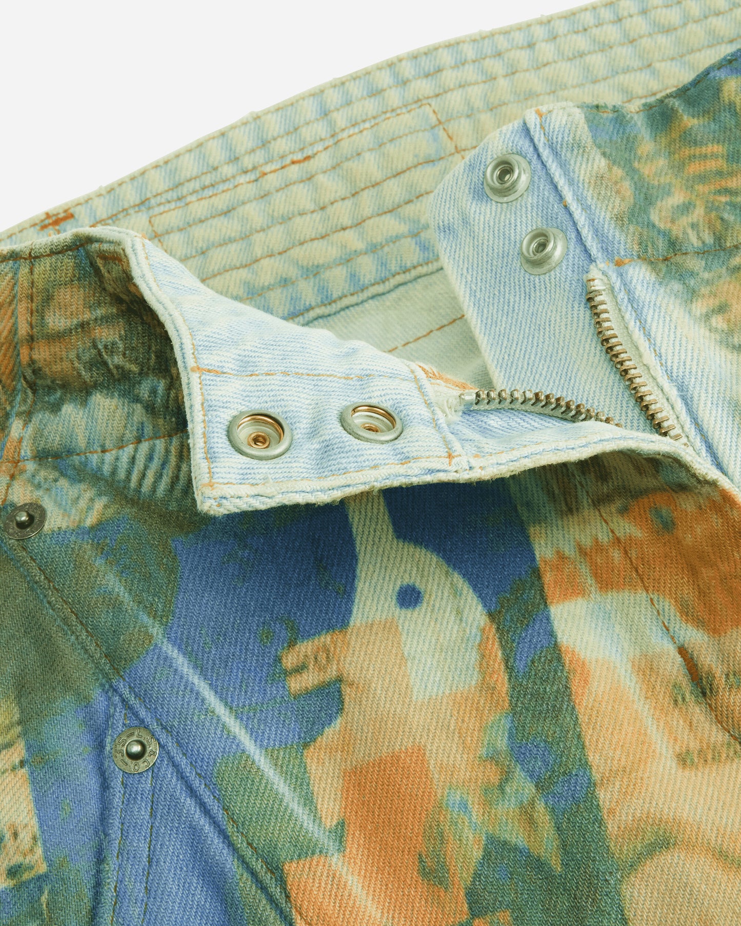 Kiko Kostadinov Wmns Carina  Flared Jean Post Print Pants Denim 003IP0000  1