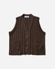 Kiko Kostadinov Fitz Knit Vest Maroon Knitwears Gilets KKAW25KN02 92