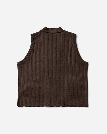 Kiko Kostadinov Fitz Knit Vest Maroon Knitwears Gilets KKAW25KN02 92