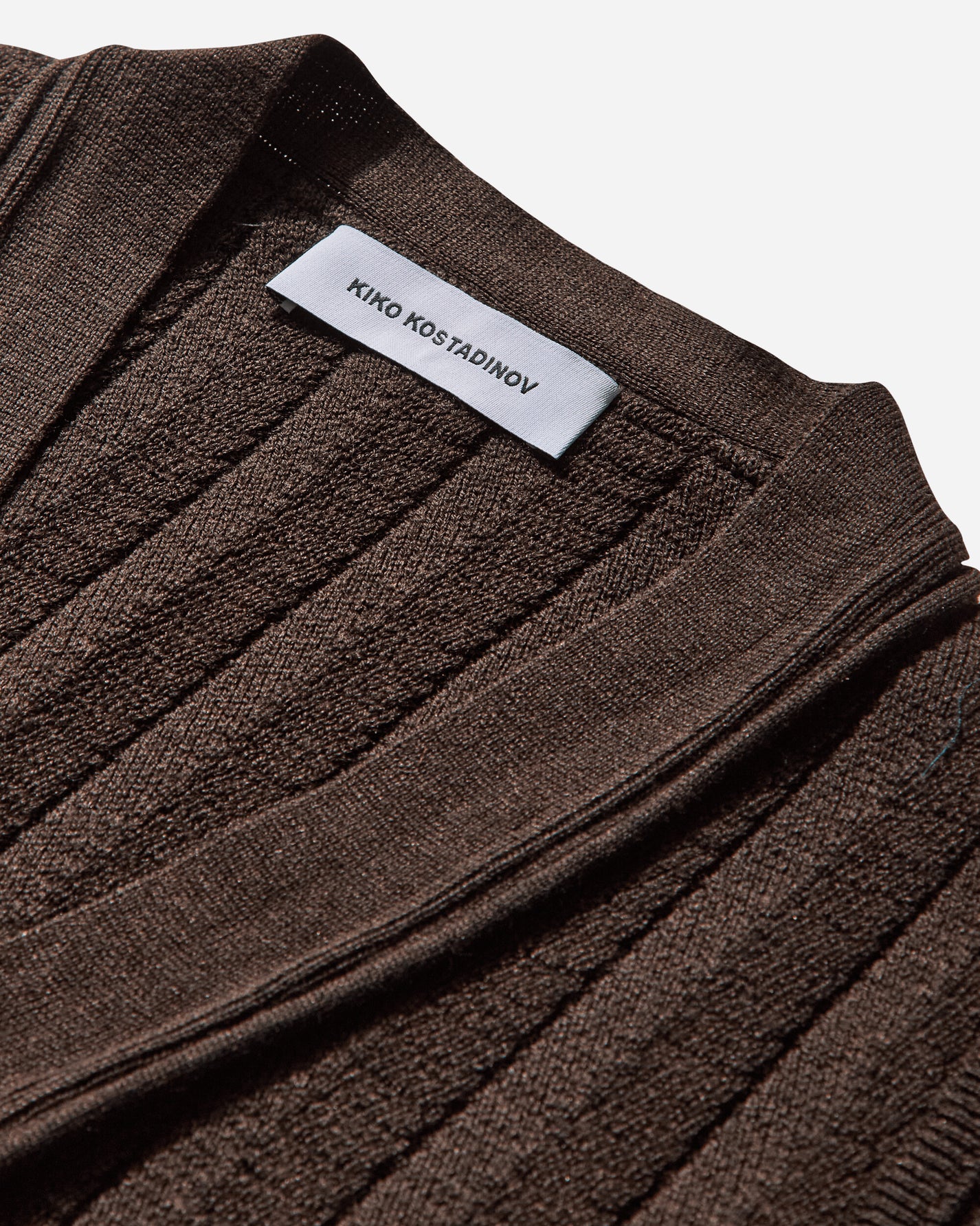 Kiko Kostadinov Fitz Knit Vest Maroon Knitwears Gilets KKAW25KN02 92