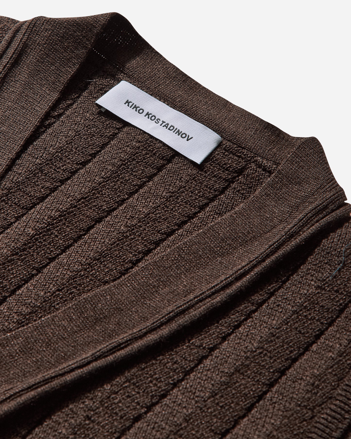 Kiko Kostadinov Fitz Knit Vest Maroon Knitwears Gilets KKAW25KN02 92