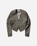 Kiko Kostadinov Andras Tailored Jacket Taupe Check Coats and Jackets Jackets KKSS26J01 39