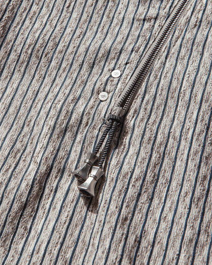 Kiko Kostadinov Farkas Pullover Jacket Tan And Blue Coats and Jackets Jackets KKSS26J05 45