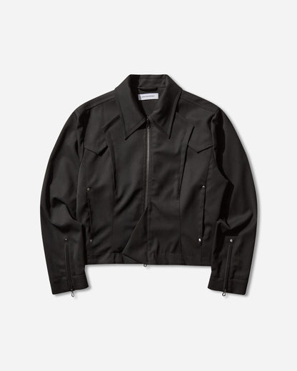 Kiko Kostadinov Kraner Cropped Blouson Crow Black Coats and Jackets Jackets KKAW25J09 39