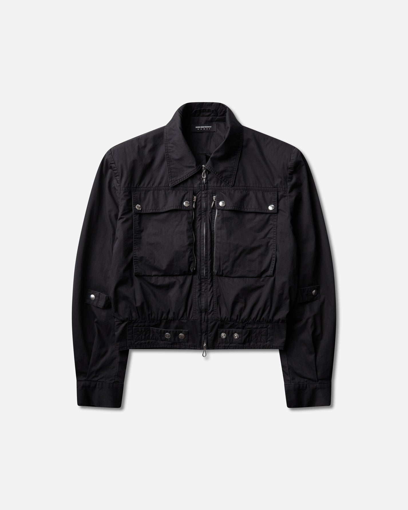 Kiko Kostadinov Wmns Peregrine Jacket Stone Washed Charcoal Coats and Jackets Jackets KKWAW26J06 33