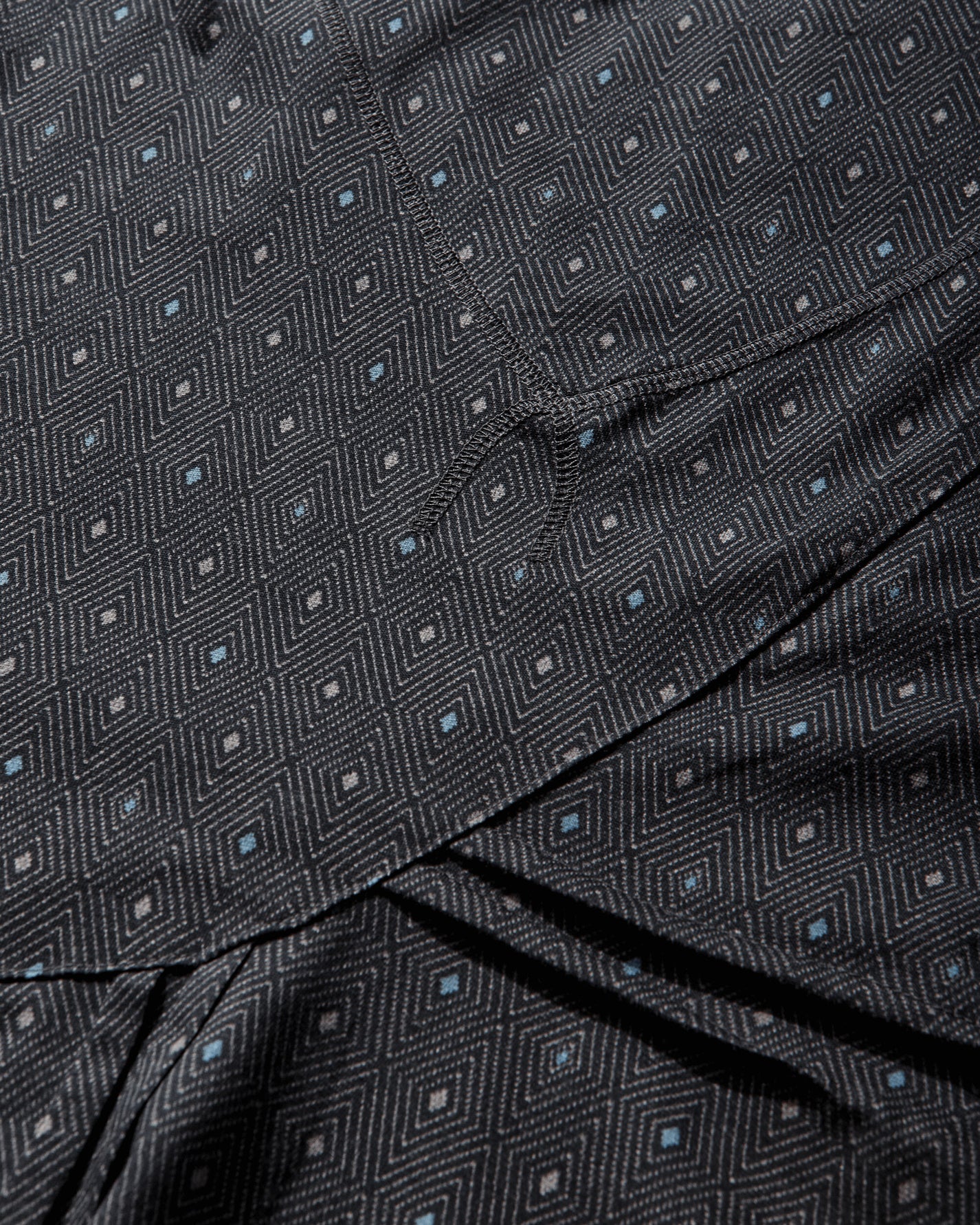 Kiko Kostadinov Ohne Long Sleeve Mock Neck Black And Sapphire T-Shirts Longsleeve KKSS265TP07 96