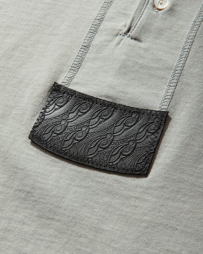 Kiko Kostadinov Sargo Long Sleeve Henley Seashore T-Shirts Longsleeve KKSS265TP04 90