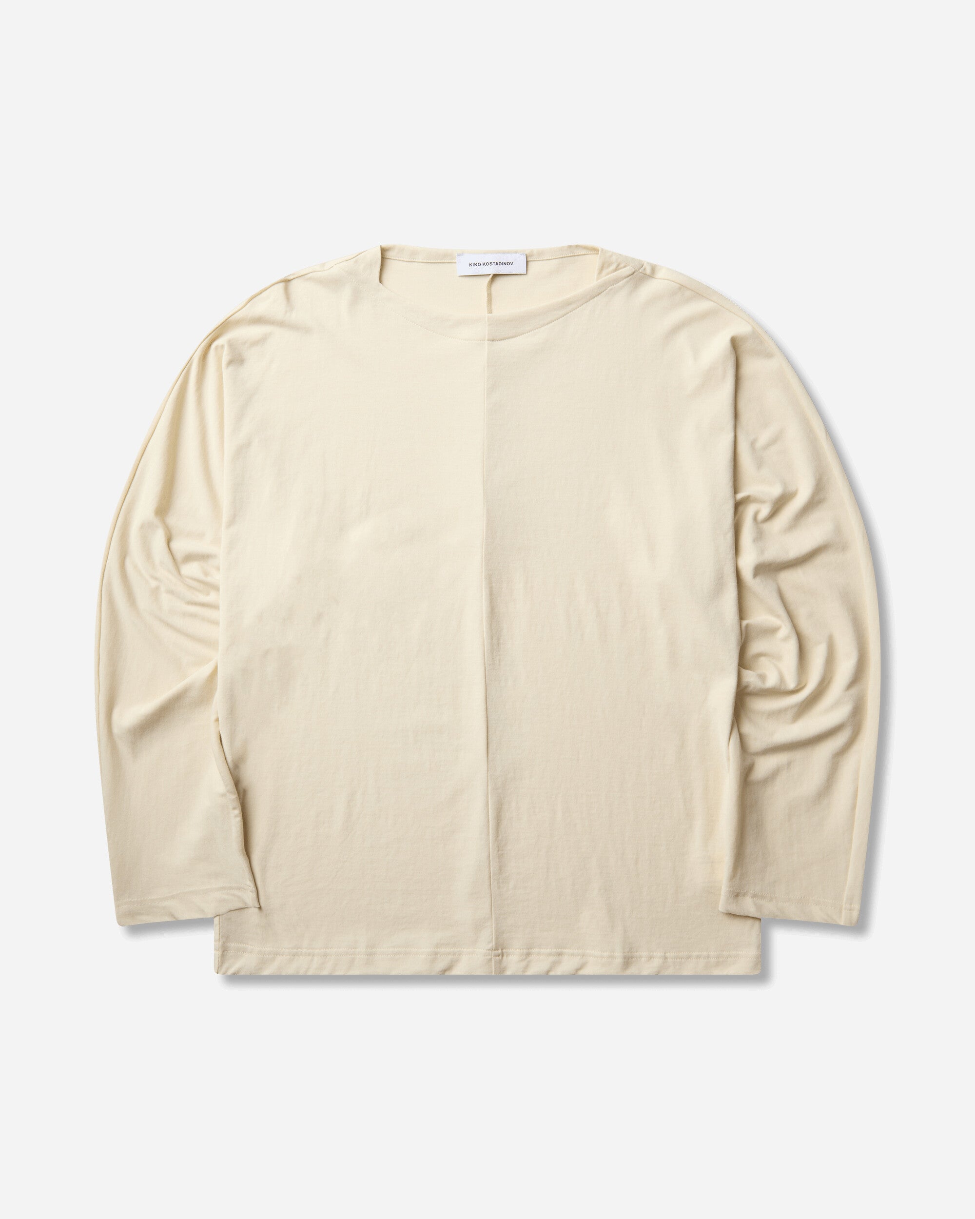 Kiko Kostadinov Tomelilla Top Ivory T-Shirts Longsleeve KKAW26TP06 86