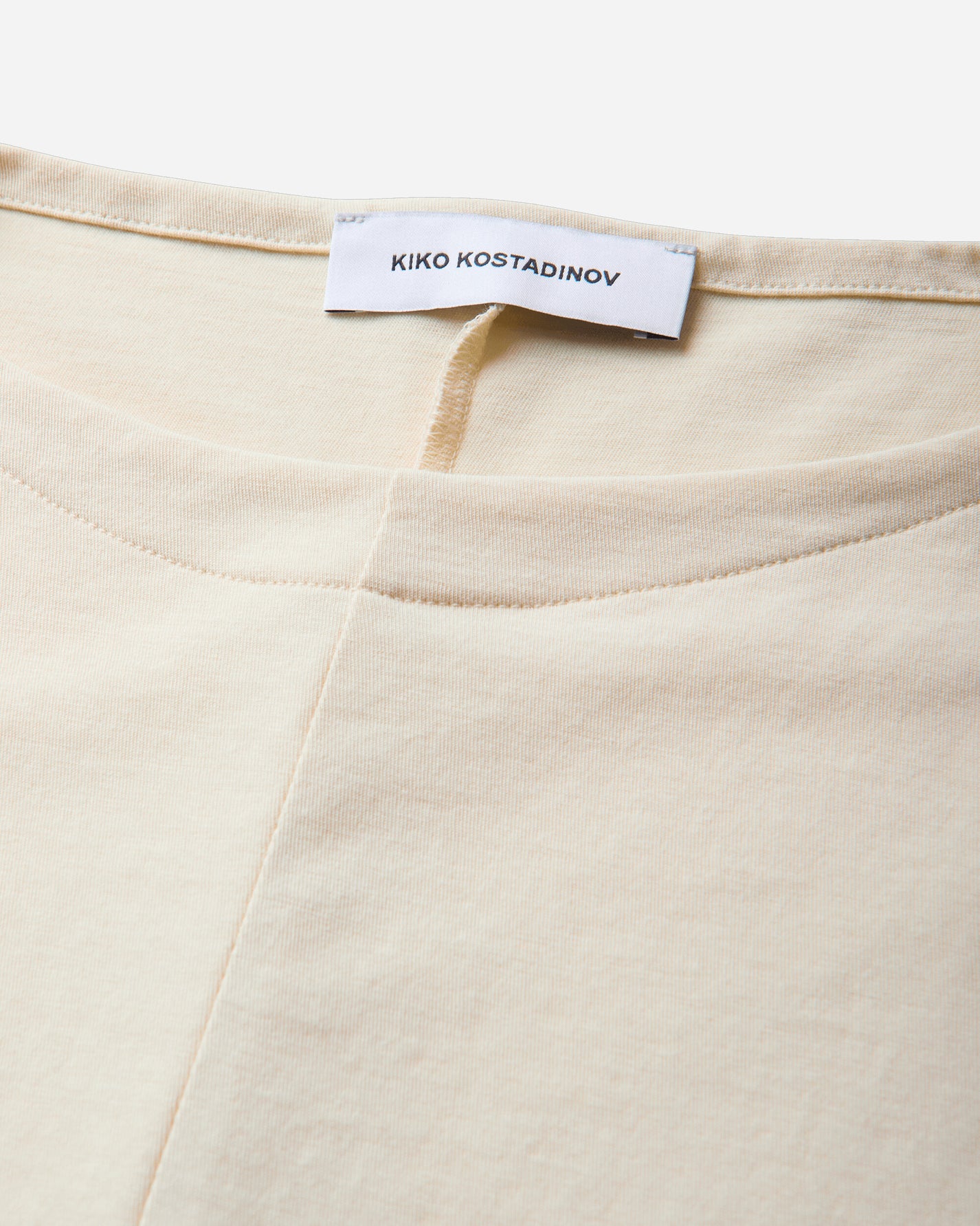 Kiko Kostadinov Tomelilla Top Ivory T-Shirts Longsleeve KKAW26TP06 86