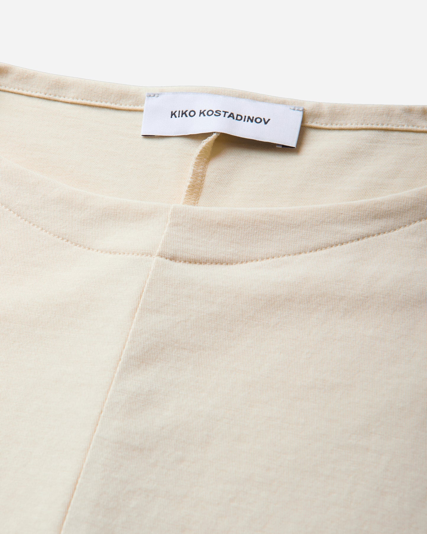 Kiko Kostadinov Tomelilla Top Ivory T-Shirts Longsleeve KKAW26TP06 86