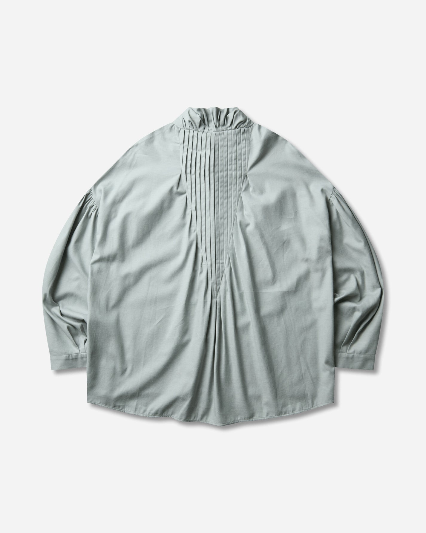 Kiko Kostadinov Evers Pleated Shirt Soft Green Shirts Longsleeve Shirt KKAW26SH04 68
