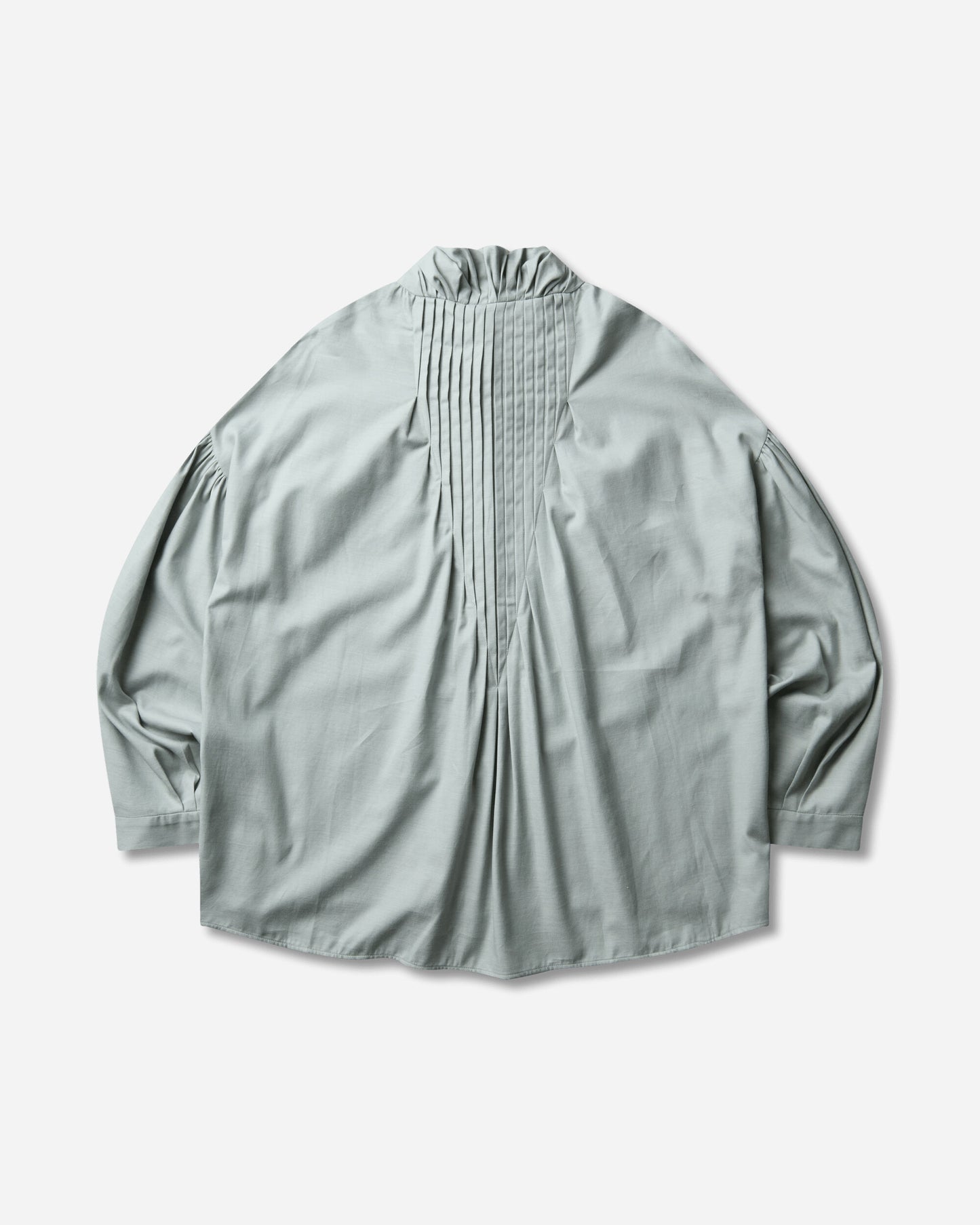 Kiko Kostadinov Evers Pleated Shirt Soft Green Shirts Longsleeve Shirt KKAW26SH04 68